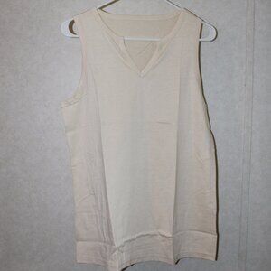 Beige Sleeveless Tank Top – Effortless Everyday Essential